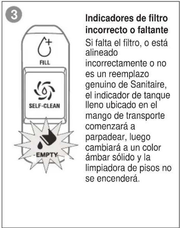 Sanitaire HydroClean SC930A - MANTENIMIENTO: ALARMAS ELECTRÓNICAS - 3