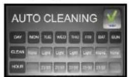 Vulcan TCM102E240 - "AUTO" CLEANING (cleaning programmed every day of the week): - 3