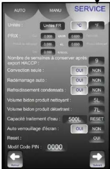 Vulcan TCM102E240 - Parametres CLIENT - 3