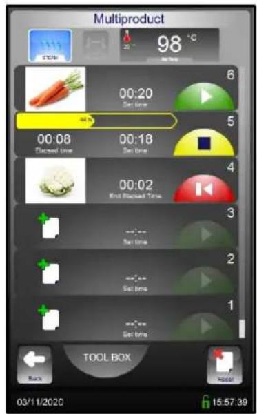 Vulcan TCM102E240 - MULTI-PRODUCTS SCREEN - 1