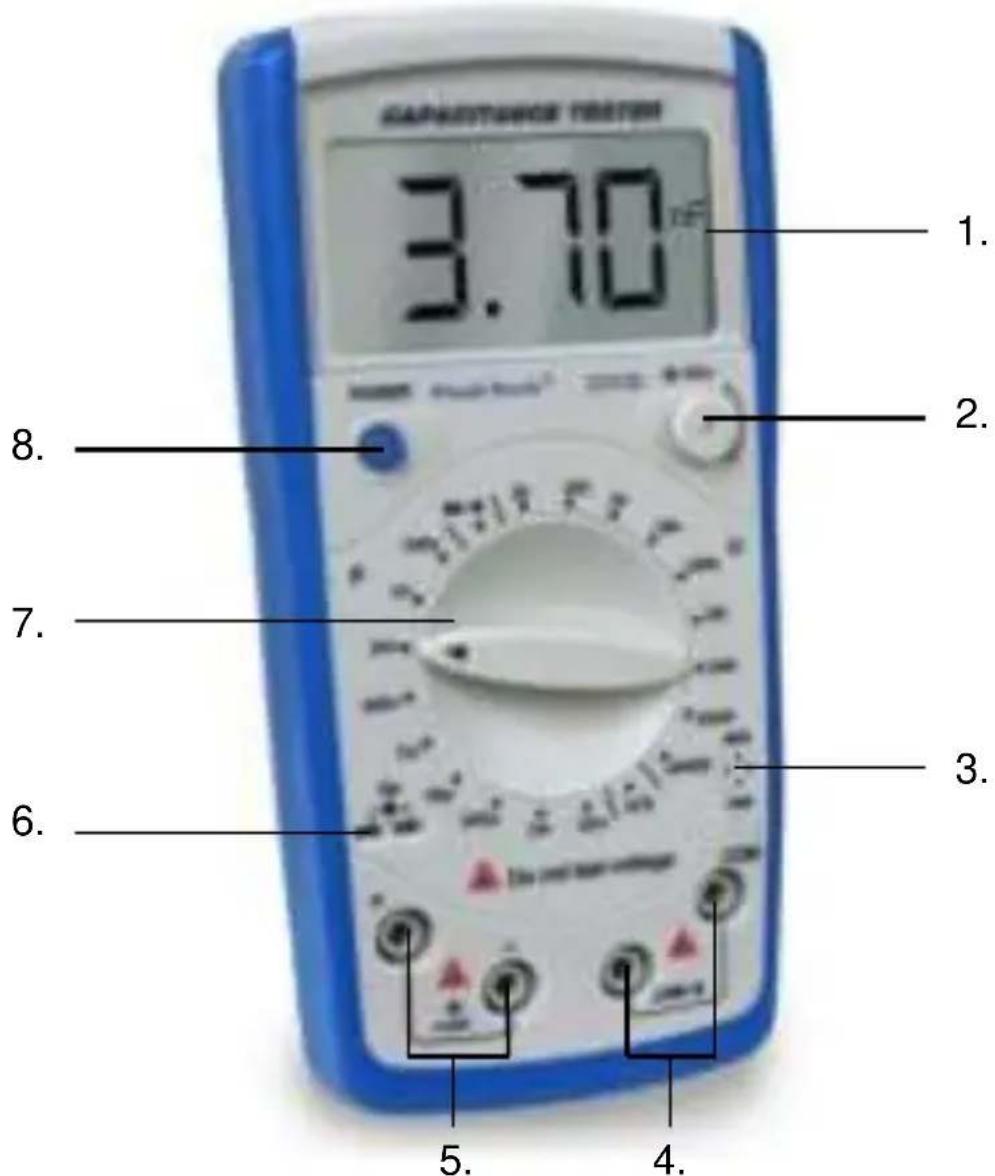 PeakTech 3705 - Vue avant de l'appareil - 1