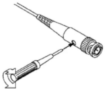 PeakTech 1206 - Compensation de la sonde - 2