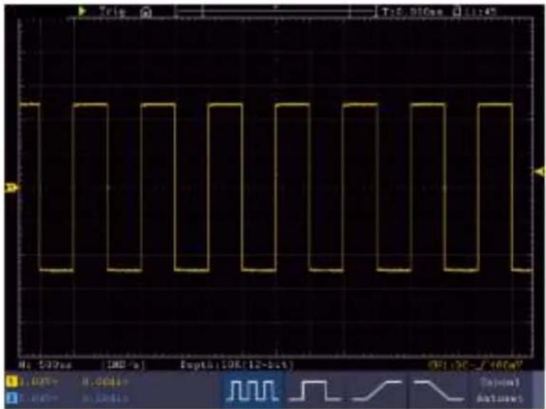 PeakTech 1360 - Appuyez sur le bouton "autoset". - 1