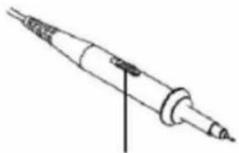 PeakTech 1355 - Réglage du facteur d'atténuation de la sonde - 2