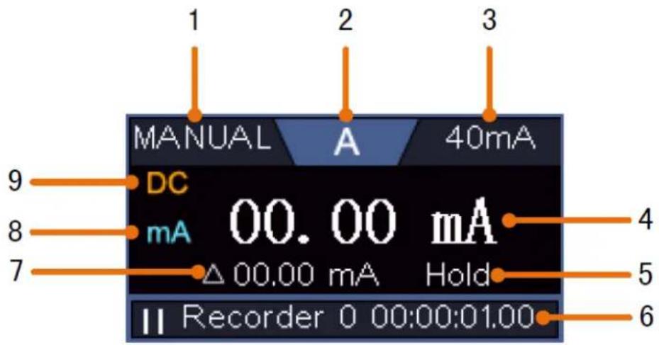PeakTech 1355 - Menu DMM - 2