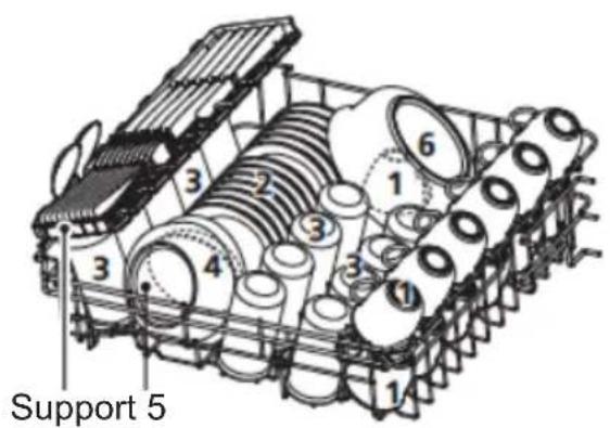 BRANDT DWF137DS - Panier du haut : - 1