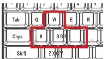 IOGEAR Korona Kore II GKM601 - WASD Key Swap - 1