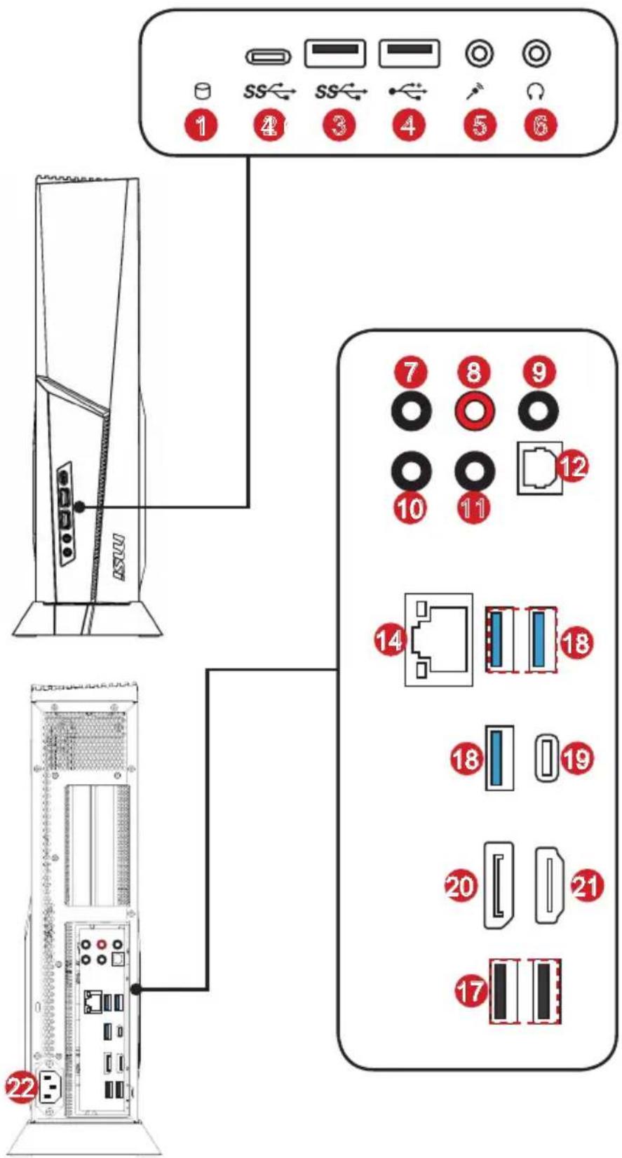 MSI MPG Trident A 10th - Contenu - 8