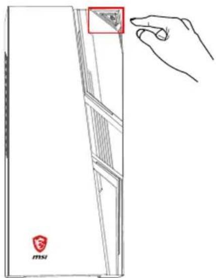 MSI MAG Codex 5 10th - Connexion d'alimentation et démarrer l'ordinateur - 2