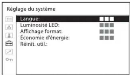 SONY LMDB240 - Menu [configuration utilisateur] - 1