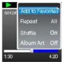 RCA Lyra M3804 - Option menu - 1
