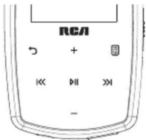 RCA Lyra M3804 - Controles de reproducción de audiolibros - 1