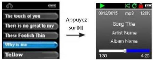 RCA Lyra M3804 - Navigation dans les menus - 2