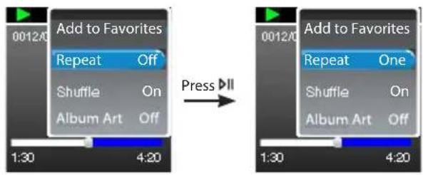 RCA Lyra M3804 - Menu navigation - 3