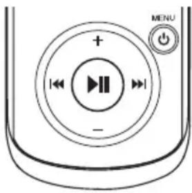 RCA Opal M4208 - Controles de reproducción de música - 1