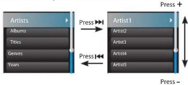 RCA Opal M4208 - Menu navigation - 1