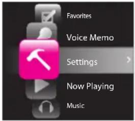 RCA Opal M4208 - Para cambiar las configuraciones del reproductor: - 1