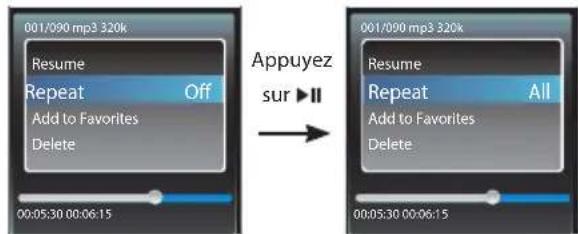 RCA Opal M4208 - Navigation dans les menus - 3