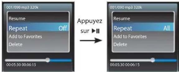 RCA Lyra Slider SL5008 - Navigation dans les menus - 3