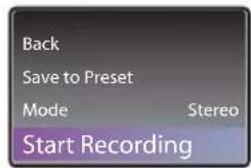 RCA Lyra Slider SL5008 - Pour enregistrer la station de radio courante : - 1