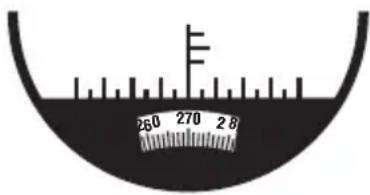 BUSHNELL Marine 7x50 - BENUTZUNG DES KOMPASSES - 1