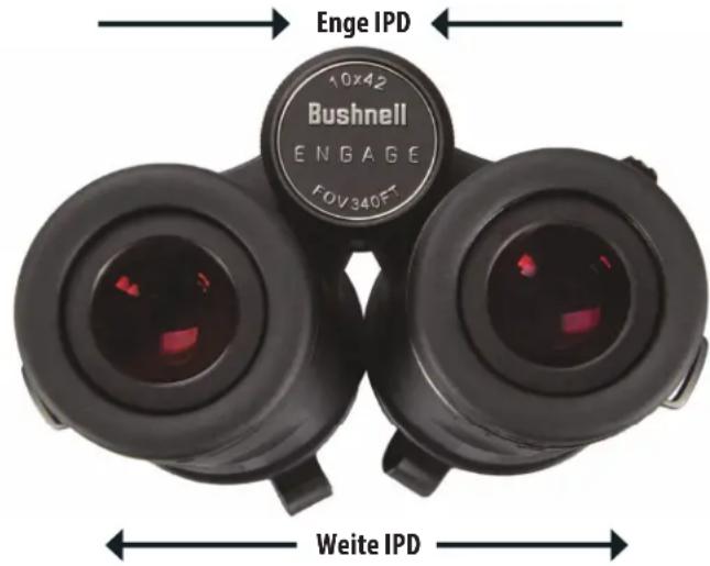 BUSHNELL Engage DX 12x50 - ANPASSUNG DES FOKUS UND DIOPTRIEN - 4