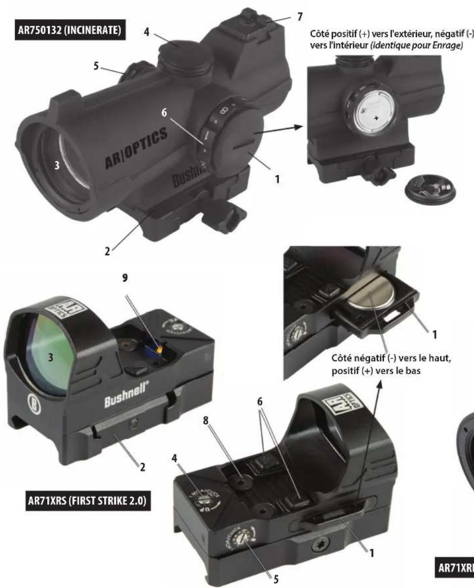 BUSHNELL First Strike 2.0 - GUIDE DES PIÈCES - 2