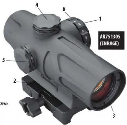 BUSHNELL First Strike 2.0 - GUÍA DE REPUESTOS - 1