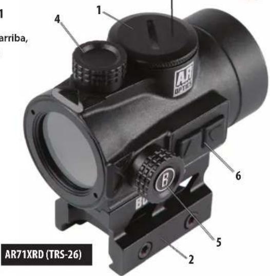BUSHNELL TRS26 - GUÍA DE REPUESTOS - 4