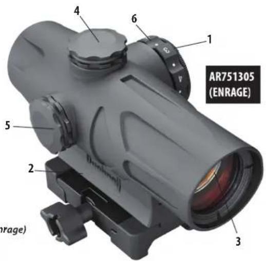 BUSHNELL TRS26 - PARTS GUIDE - 1