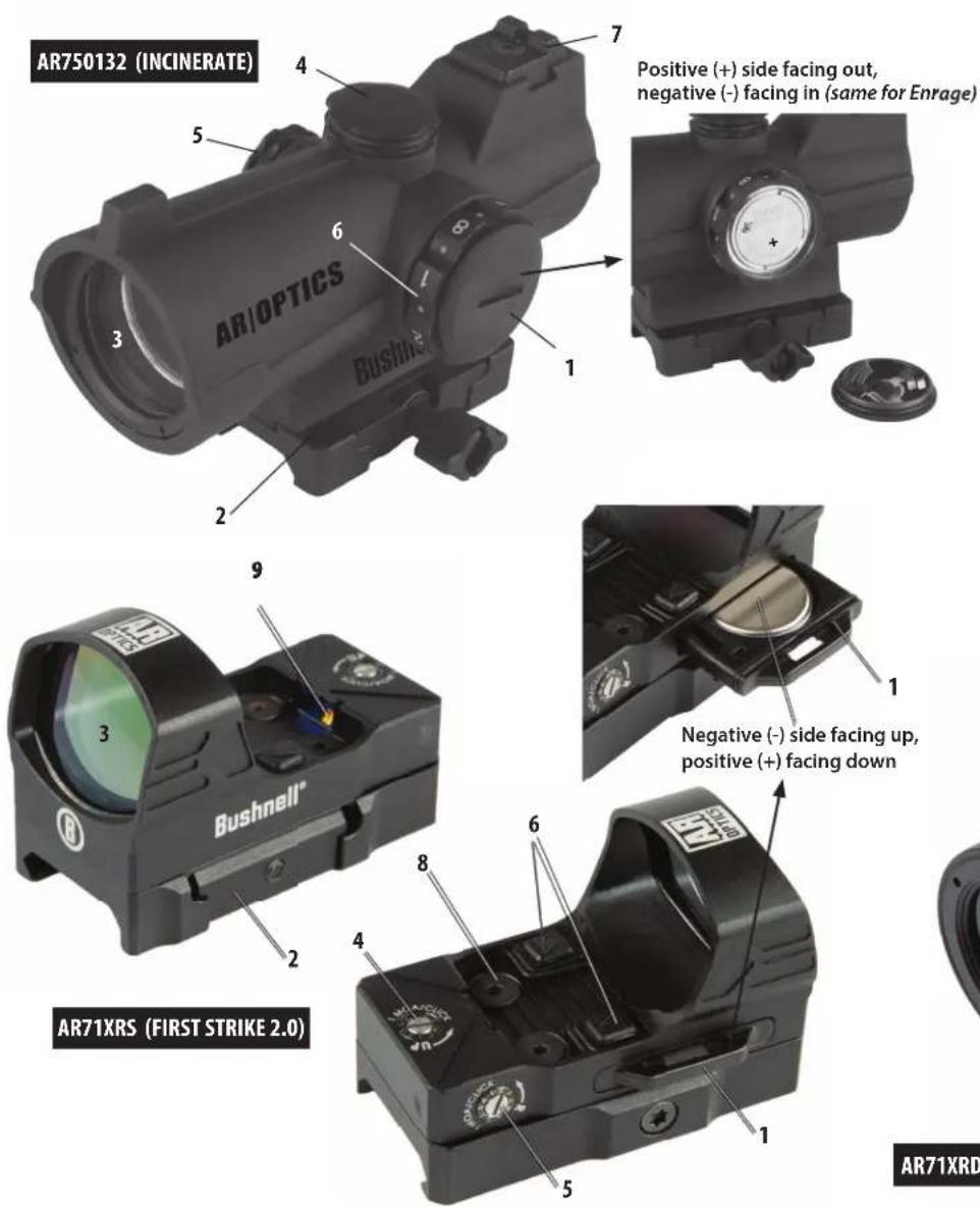 BUSHNELL TRS26 - PARTS GUIDE - 2