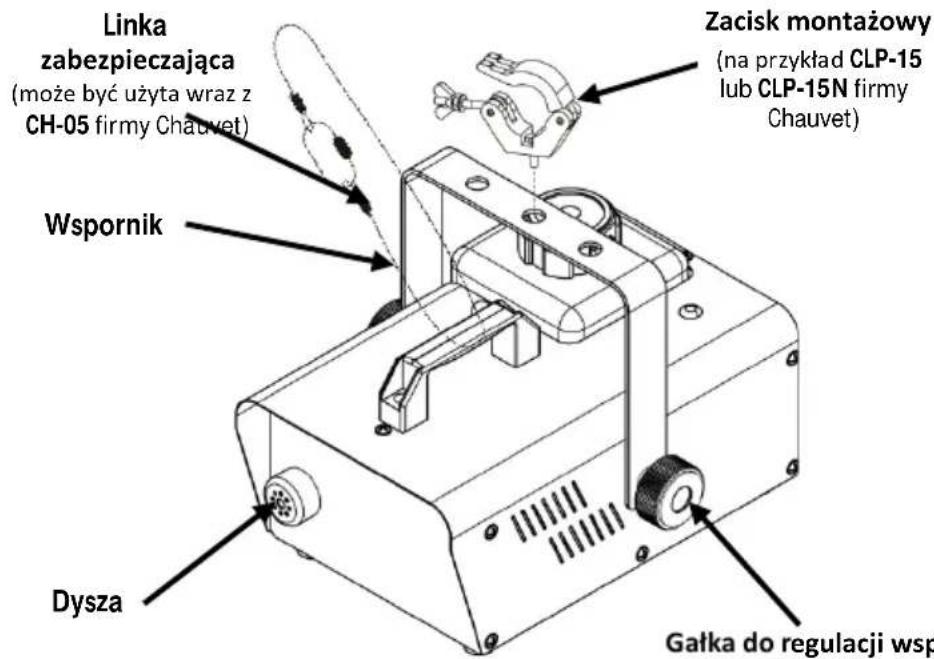 Chauvet Hurricane 1200 - Diagram Montażowy - 1