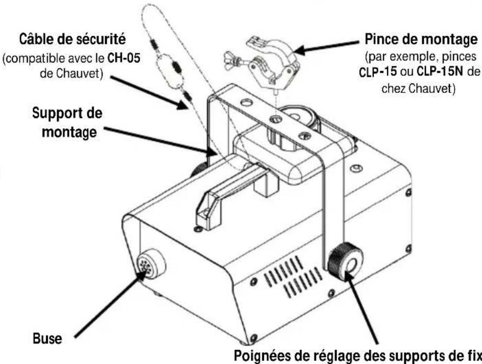 Chauvet Hurricane 1200 - Lampes témoin du réservoir de liquide - 2