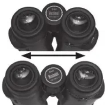 BUSHNELL Trophy Xtreme 8x56 - Come regolare la distance fra gli occhi - 1