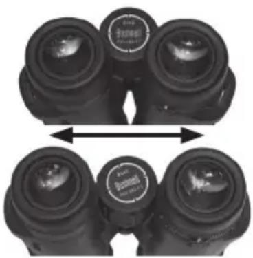 BUSHNELL Trophy Xtreme 8x56 - Einstellen des Abstands zwischen den Augen - 1