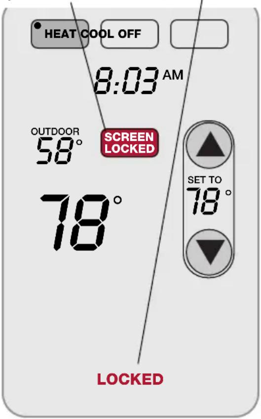 HONEYWELL REM5000R1001 - Verrouiller/Déverrouiller l'écran - 1