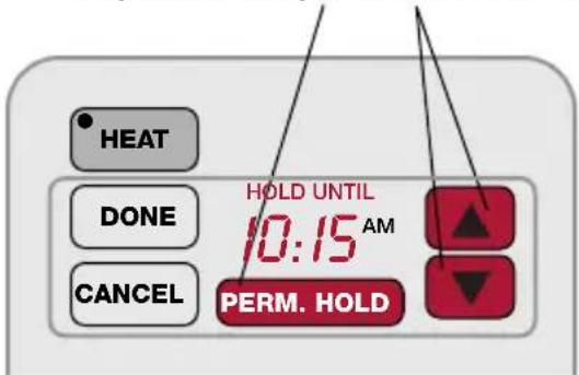 HONEYWELL REM5000R1001 - "Mantenimiento" de la temperatura (solo en termostatos programables) - 2