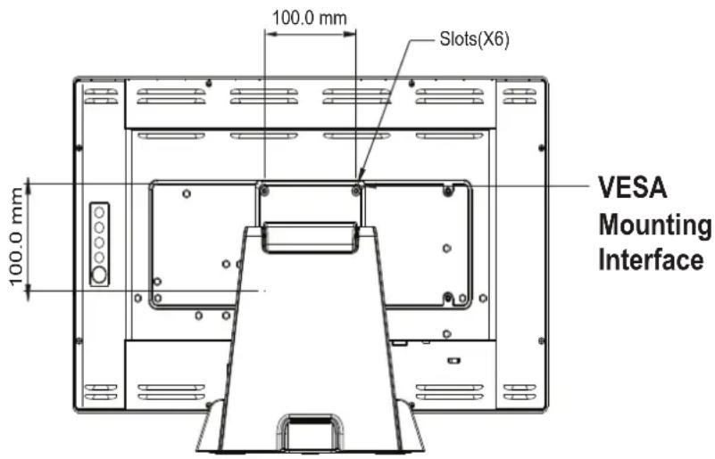 Barco AMM 215WTTP - Interface de montage pour écran plat VESA - 3
