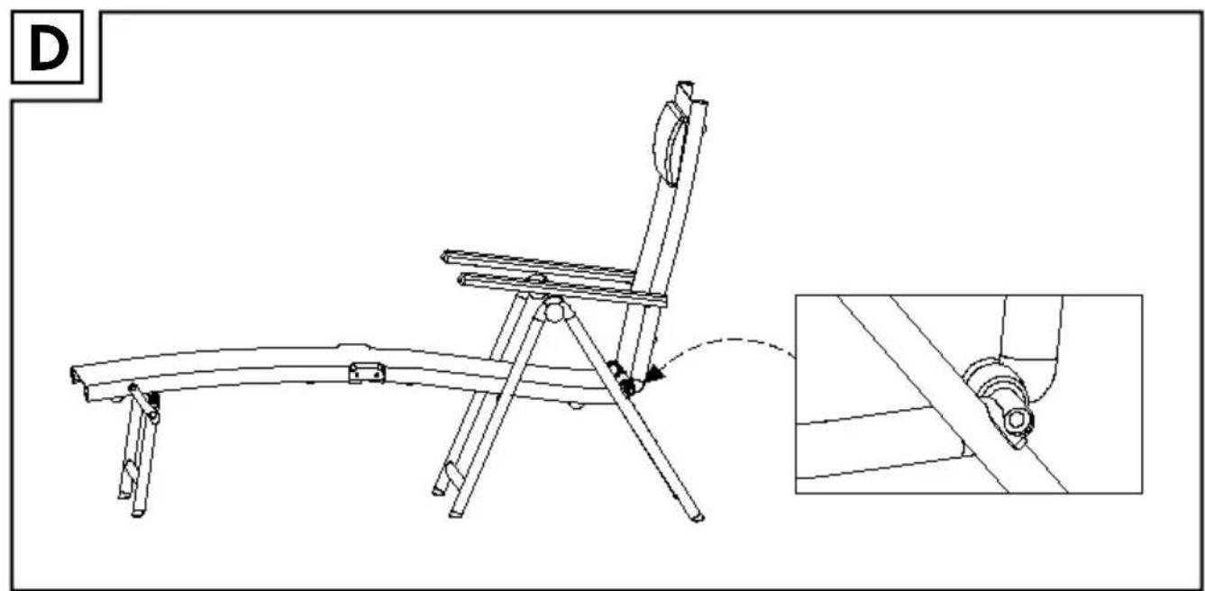 FLORABEST HG05829 - ALUMINIUM-SONNENLIEGE / ALUMINIUM SUNLOUNGER / BAIN DE SOLEIL EN ALUMINIUM - 1