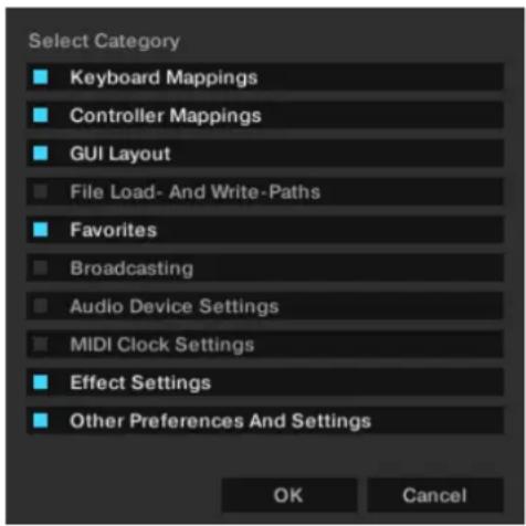 NATIVE INSTRUMENTS Traktor Pro 3 - Filtres d'exportation et d'importation - 1