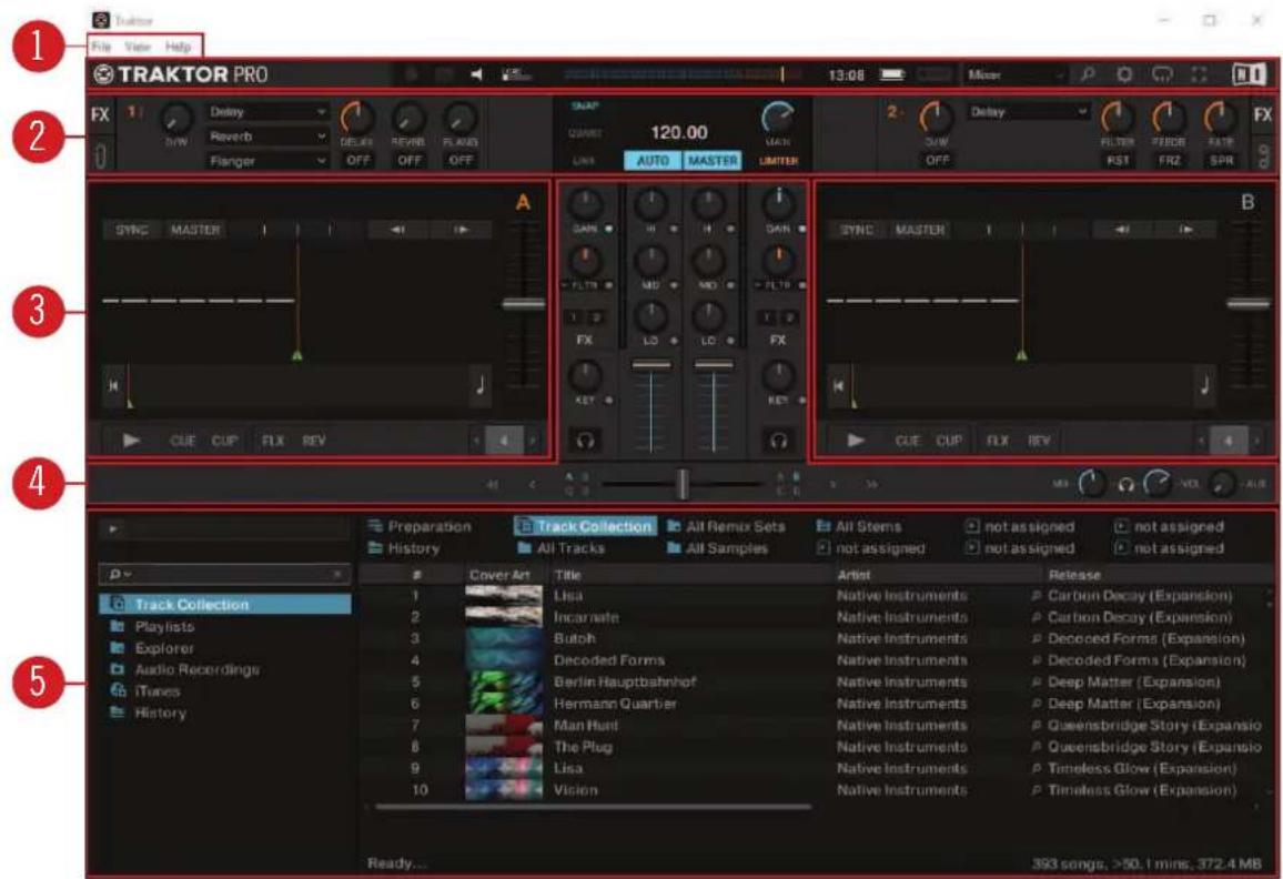 NATIVE INSTRUMENTS Traktor Pro 3 - VUE d'ensemble de TRAKTOR - 1