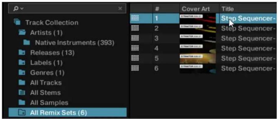 NATIVE INSTRUMENTS Traktor Pro 3 - Charger les remix sets - 1