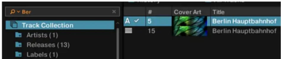 NATIVE INSTRUMENTS Traktor Pro 3 - Effectuer une recherche textuelle - 1
