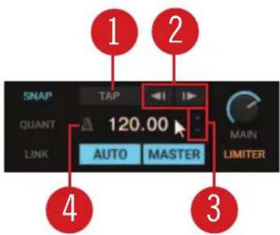 NATIVE INSTRUMENTS Traktor Pro 3 - Autres contrôles de la master clock - 1