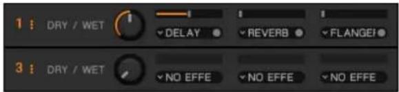 NATIVE INSTRUMENTS Traktor Pro 3 - FX unit 1 et 3 en mode group FX - 1