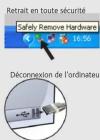 ARCHOS 20b Vision - Désconnecter l'archos d'un ordinateur - 2
