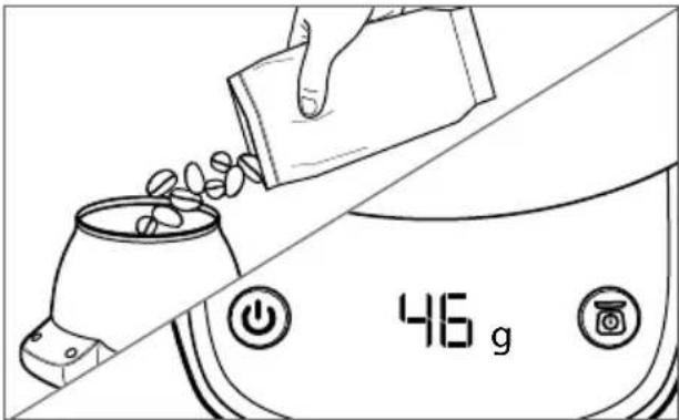 KITCHENAID KCG0799 - SO VERWENDEN SIE DEN BEHÄLTER/WAAGE FÜR SCHEIBENMAHLWERK - 2