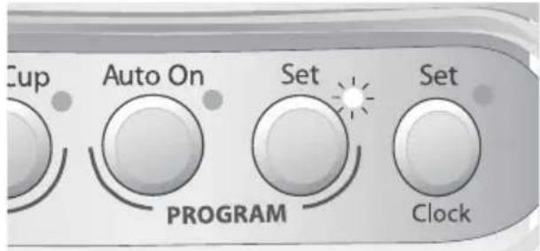 KITCHENAID KCM534 - USING THE AUTOMATIC BREW TIMER - 1