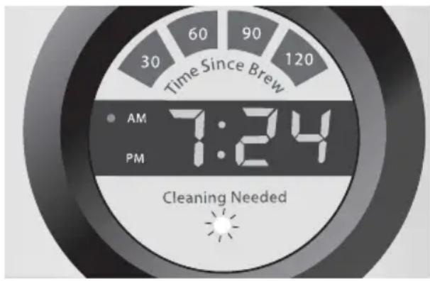 KITCHENAID KCM534 - EL INDICADOR "CLEANING NEEDED" (LIMPIEZA REQUERIDA) - 1