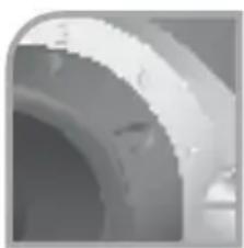 KITCHENAID KPCG100 - Cadran de réglage de mouture - 1